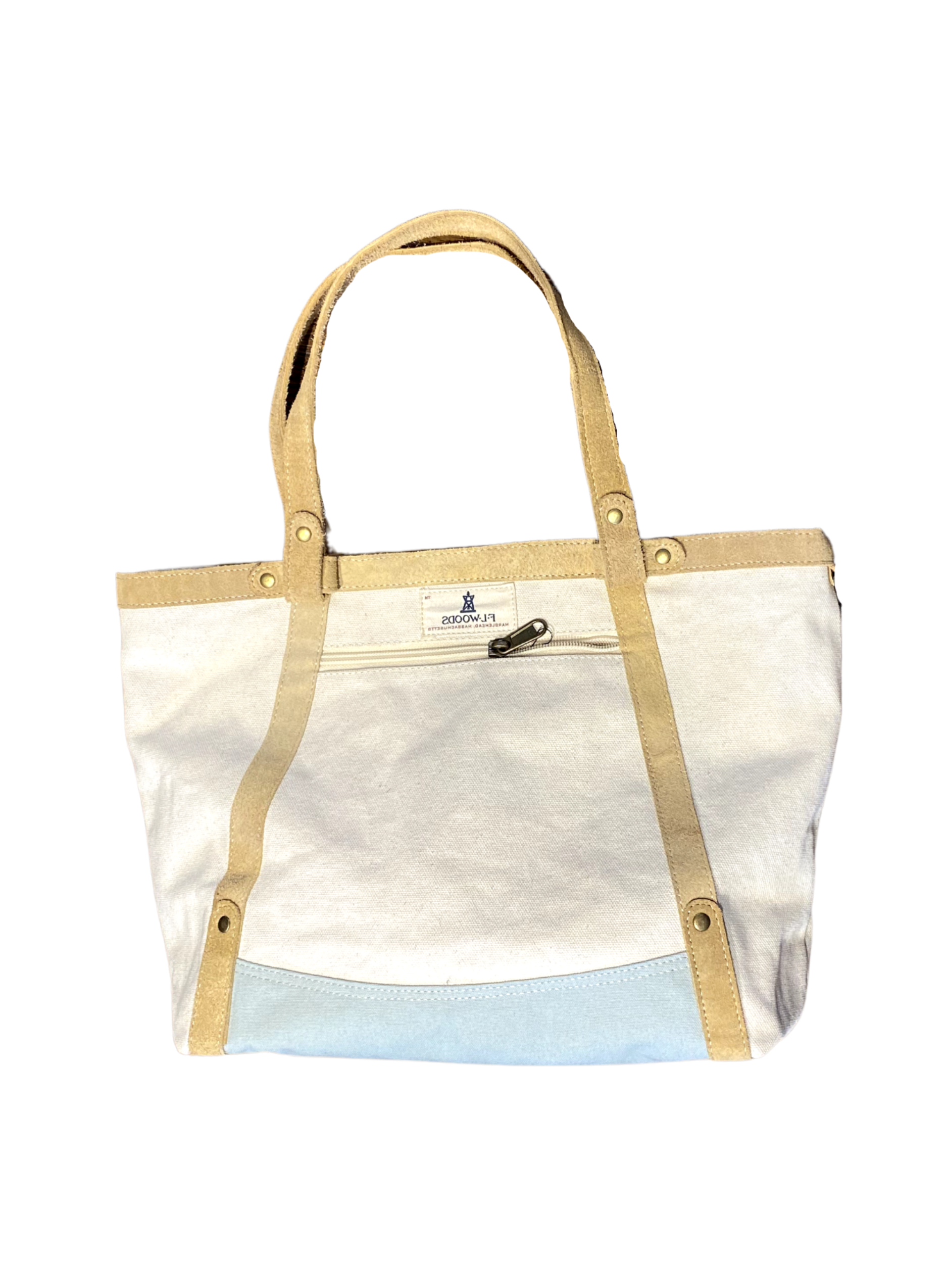 Sailmakers Handbag Tote - Suede Trim