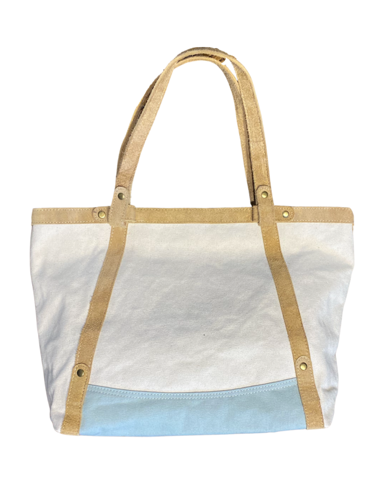 Sailmakers Handbag Tote - Suede Trim