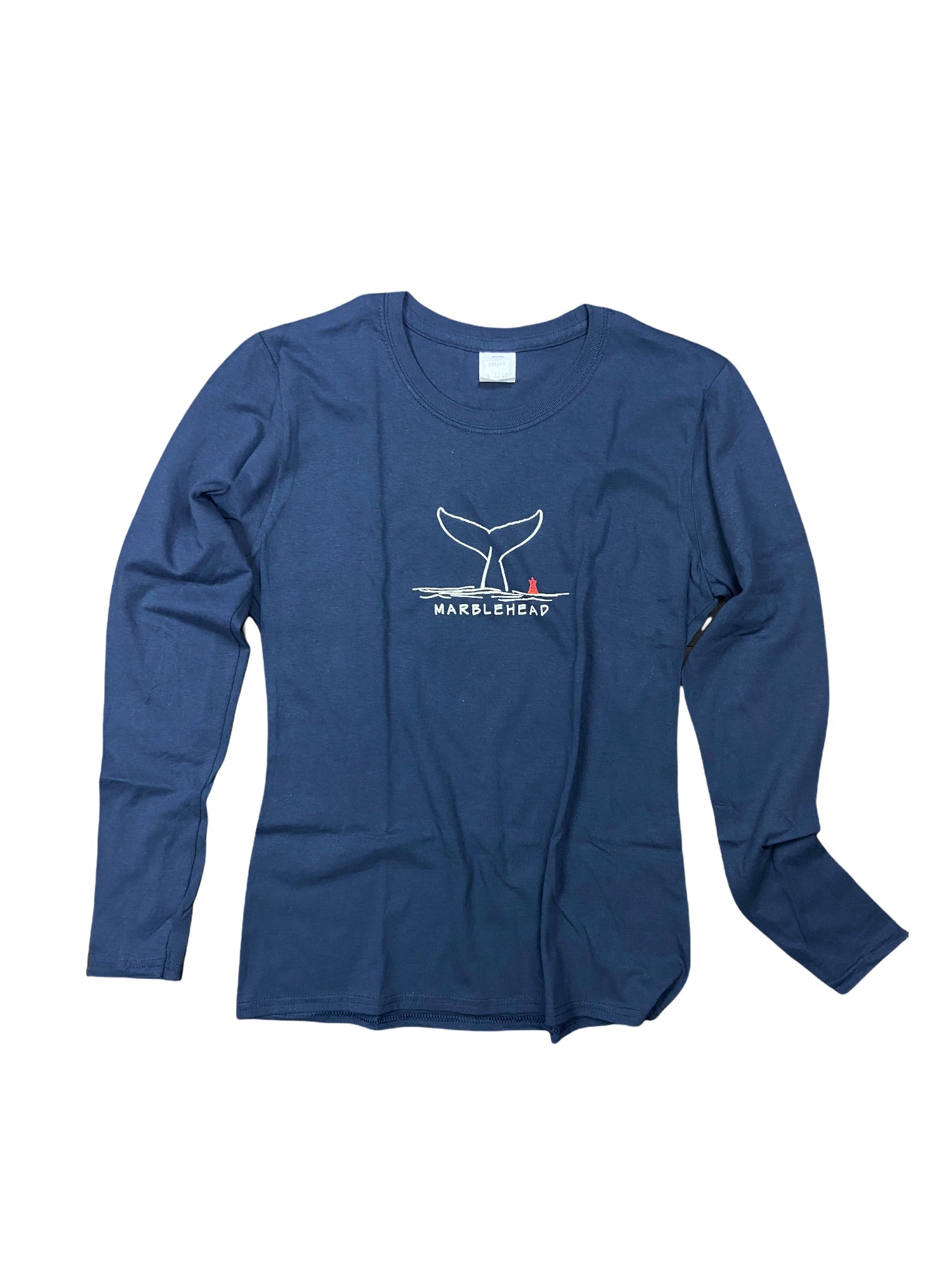 L/S Whale Tail Tee Navy