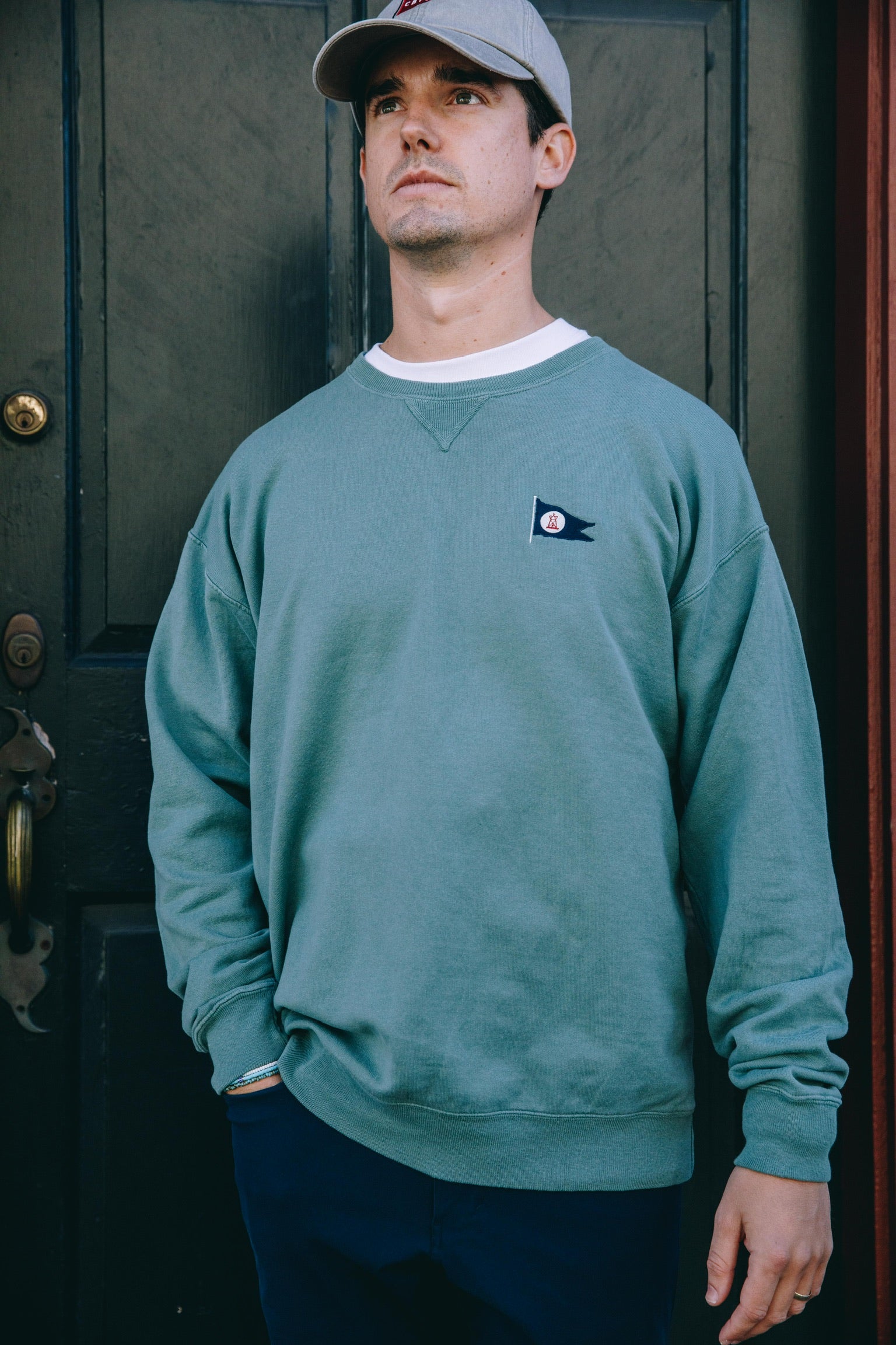 Buoy Burgee Crew Neck Sweatshirt