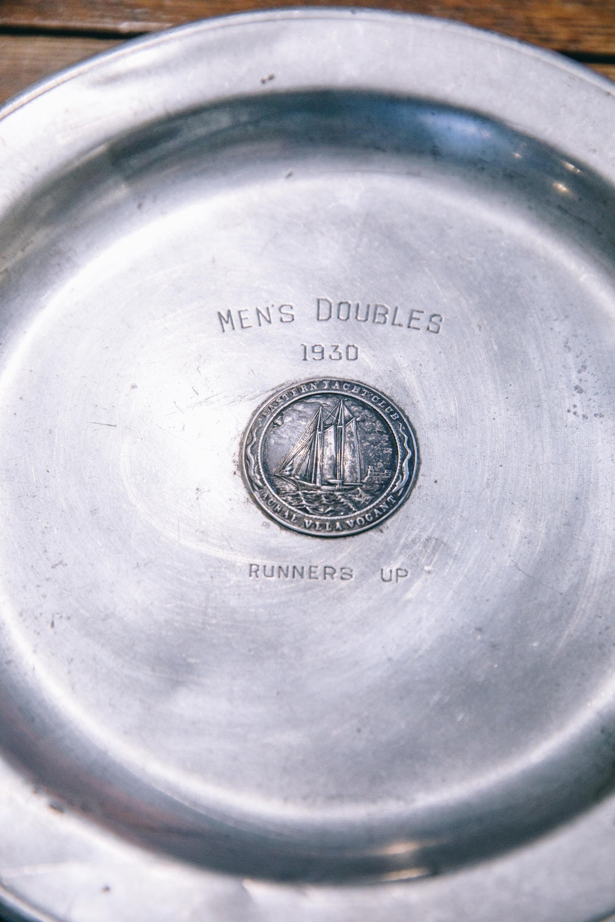 Eastern Yacht Club 1930 Mens Doubles Runner Up Plate