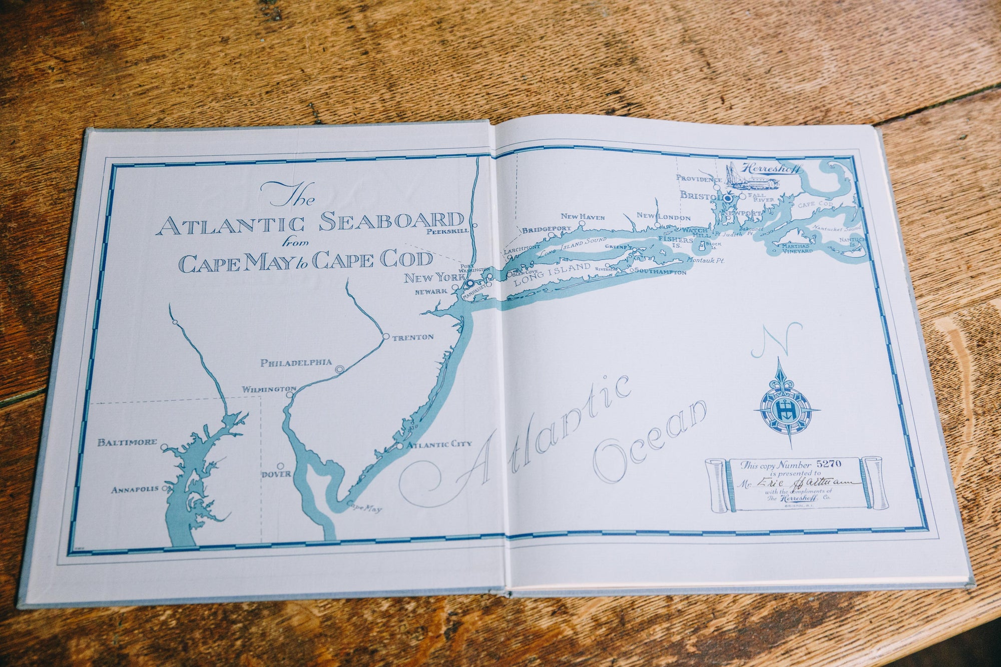 Original 'Yachts by Herreshoff' 1934 Hardcover Brochure - F.L.