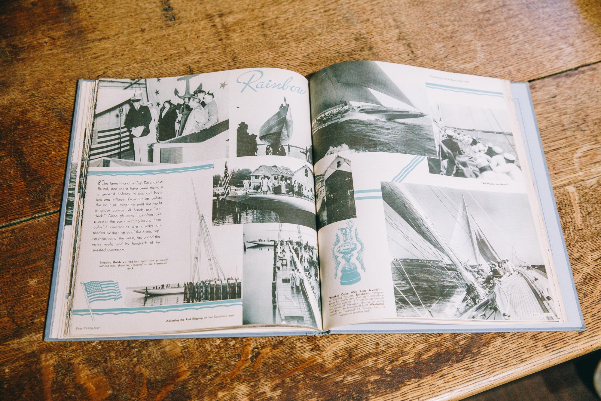 Original 'Yachts by Herreshoff' 1934 Hardcover Brochure - F.L.