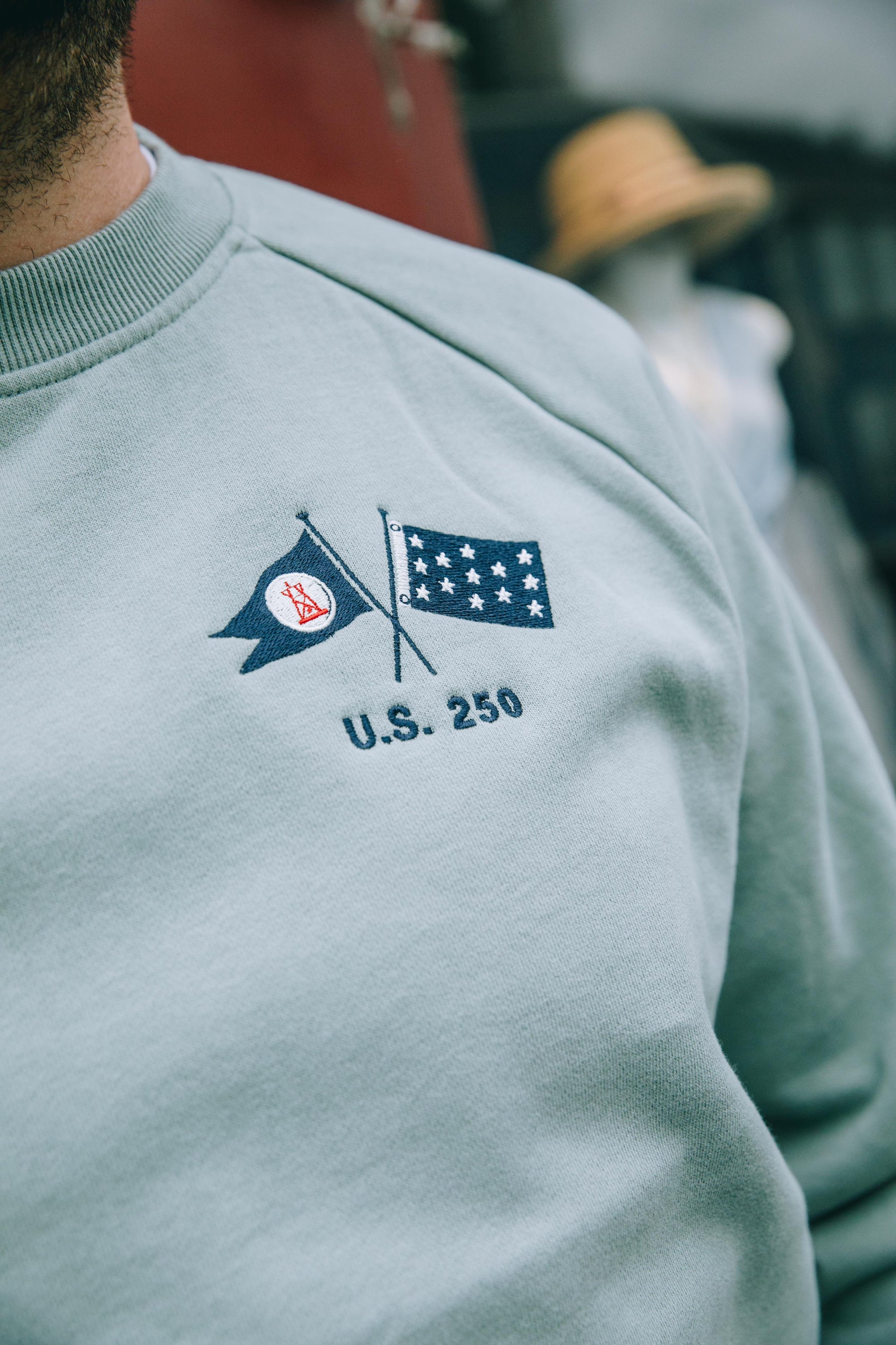 Crossed Burgee 250 Sweatshirt