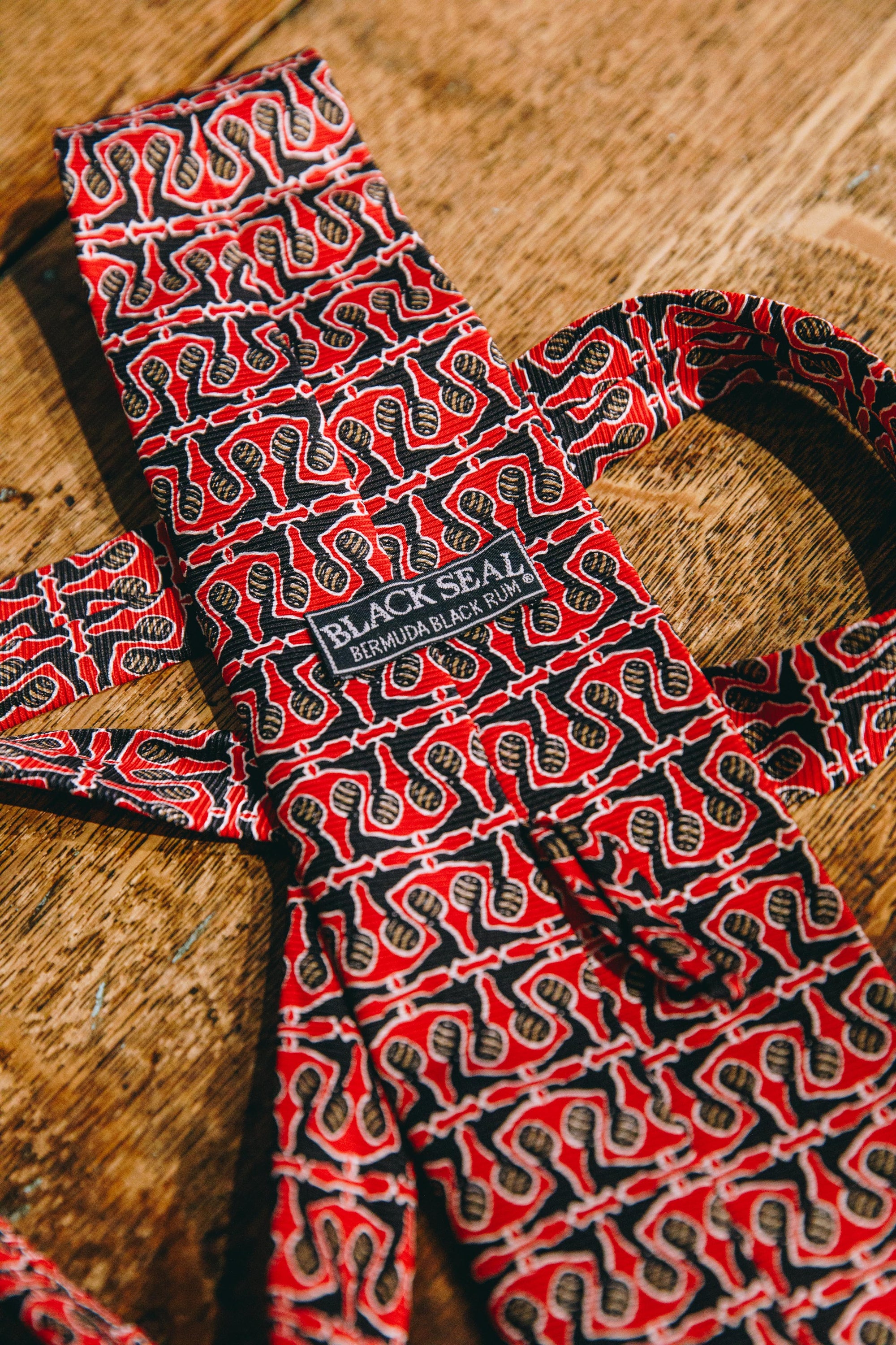 Vintage Goslings Black Seal Rum Tie