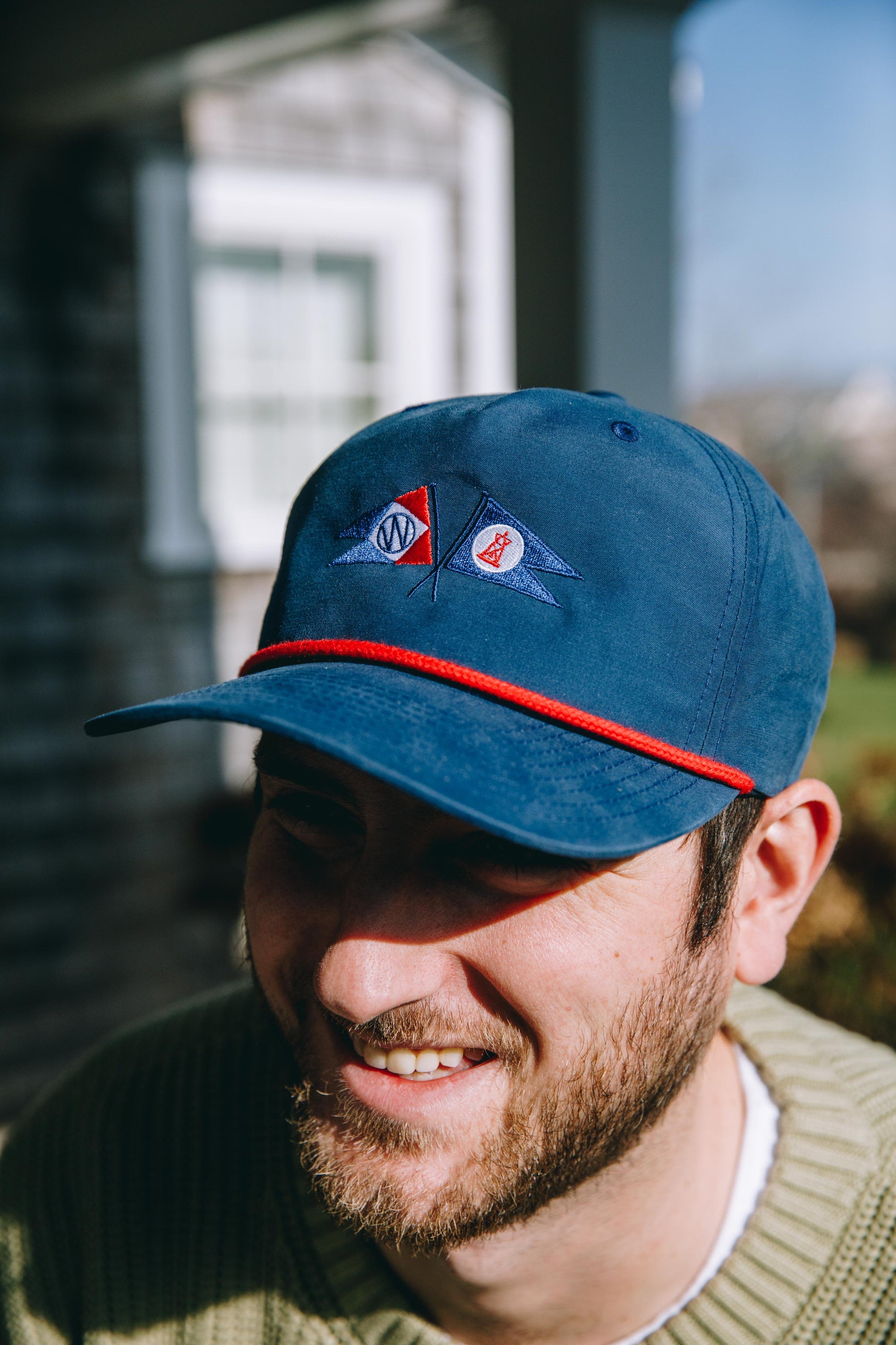 Crossed Burgee Rope Hat