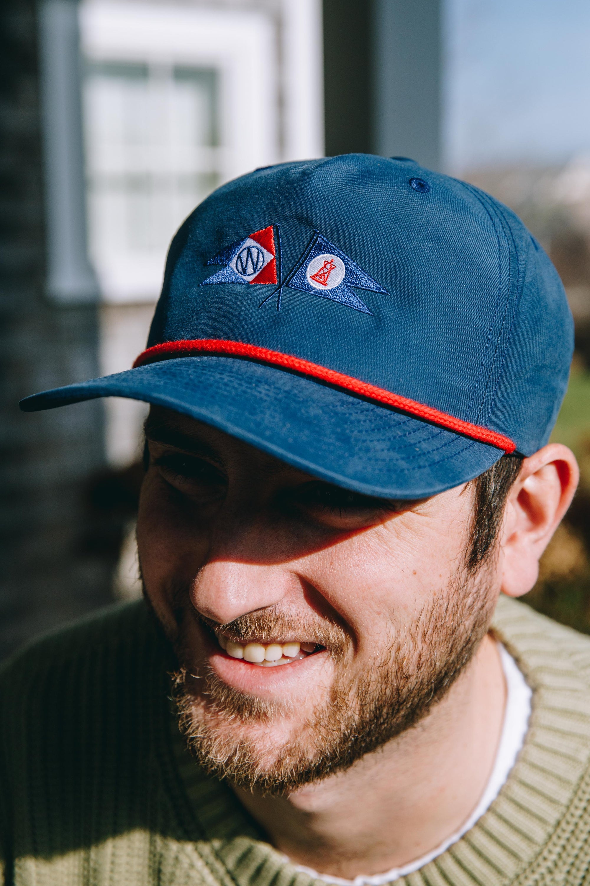 Crossed Burgee Rope Hat