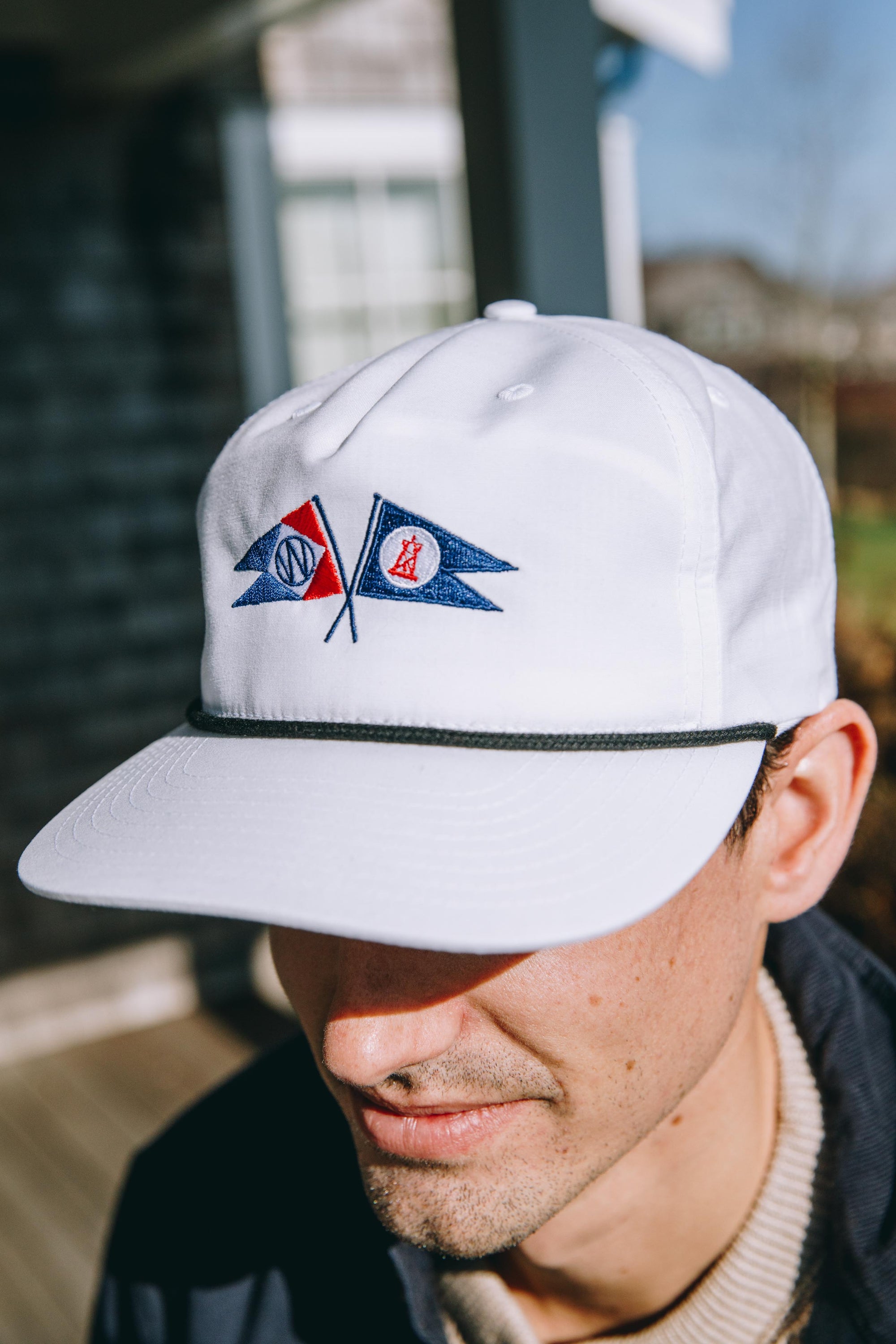 Crossed Burgee Rope Hat