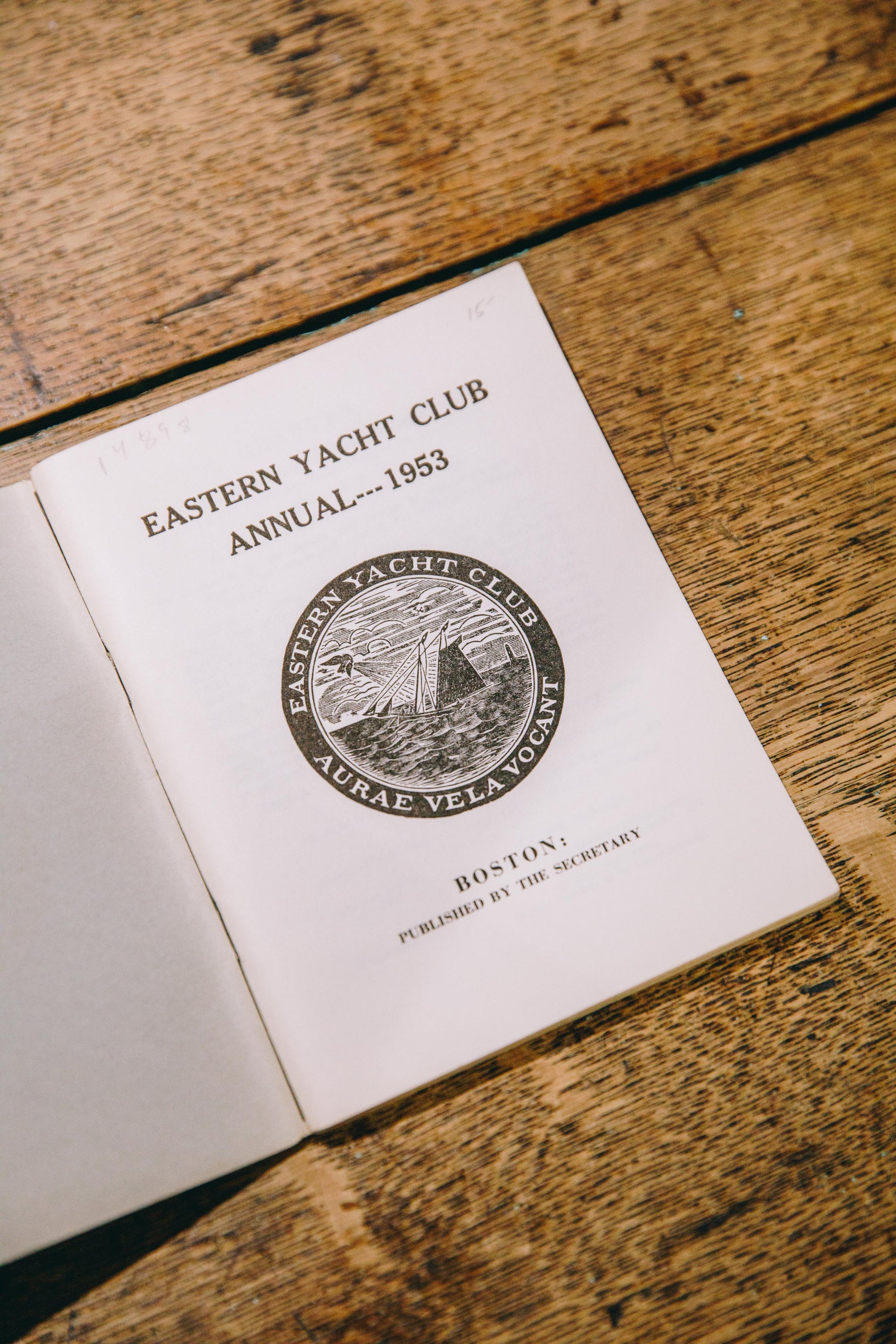 Eastern Yacht Club Member Book 1953