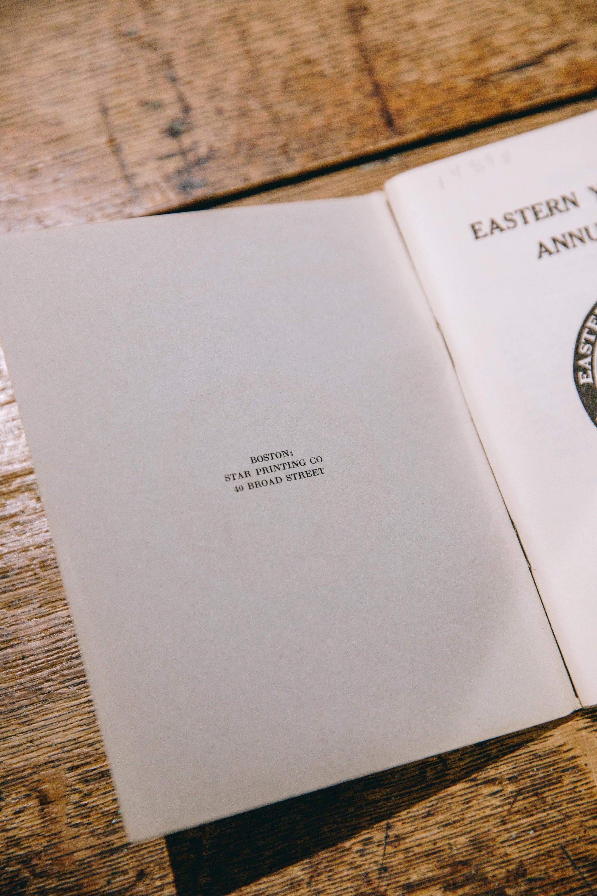 Eastern Yacht Club Member Book 1953