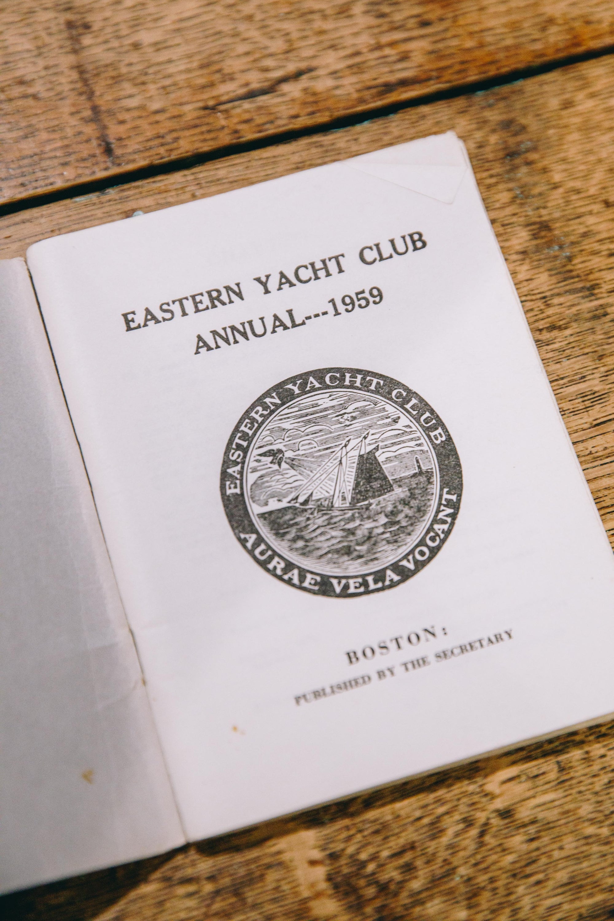 Eastern Yacht Club Member Book 1959
