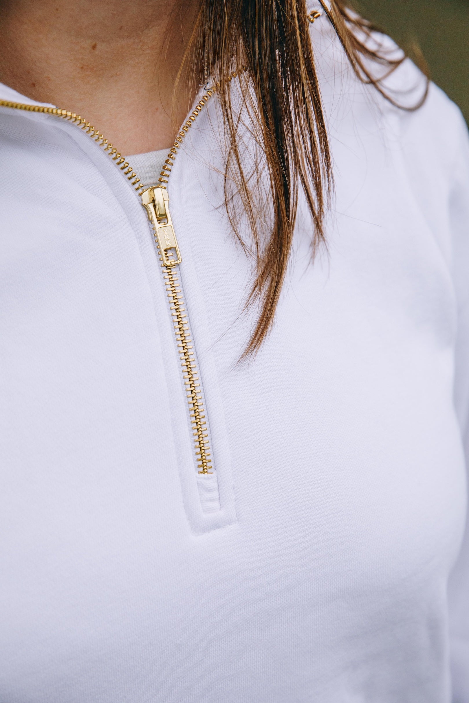 Womens Cotton 1/4 Zip