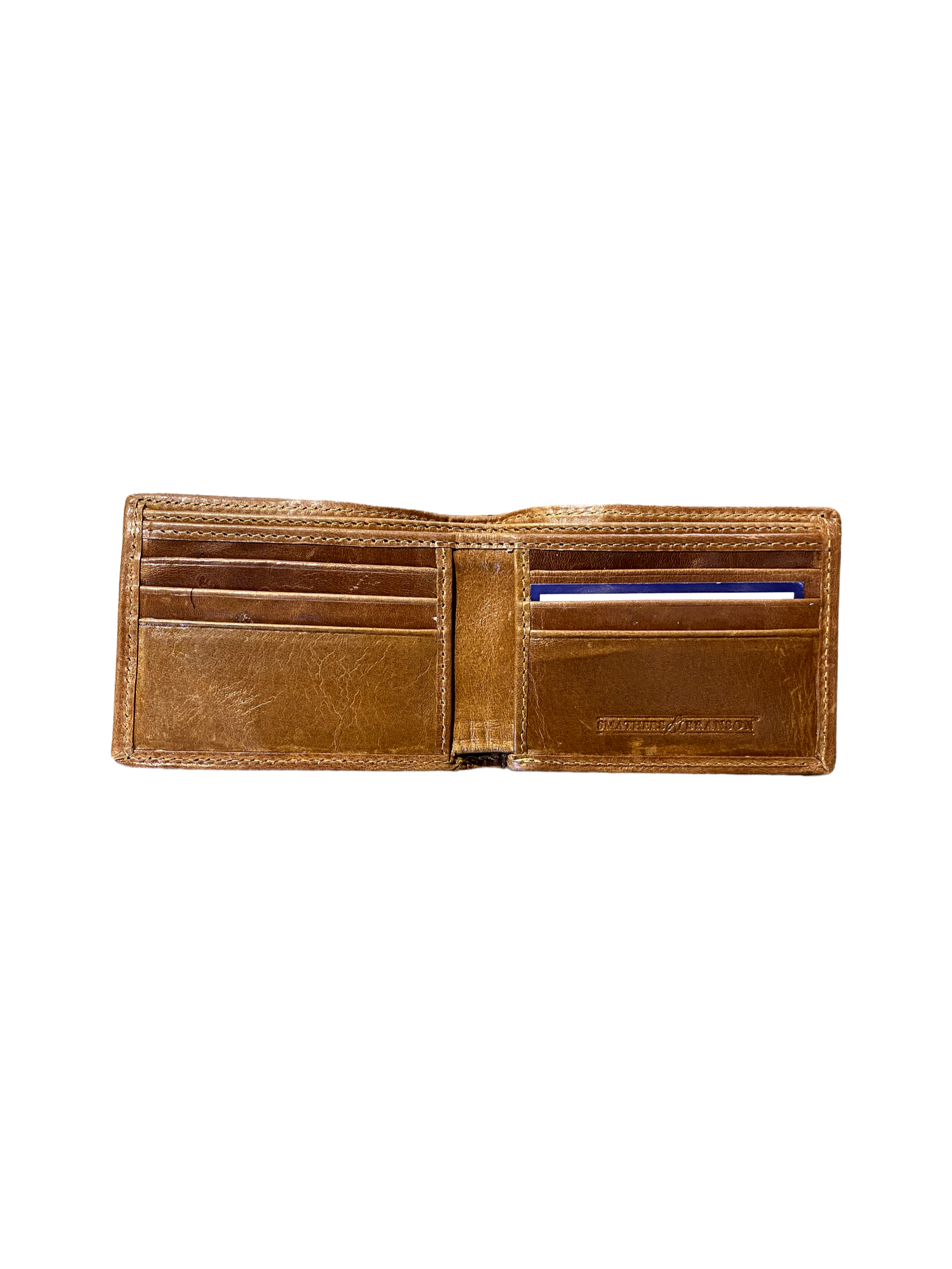 Needlepoint Buoy Leather Wallet