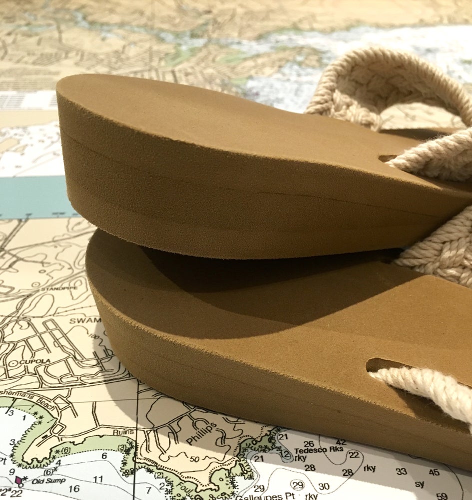 Braided Buoy Sandals-Natural
