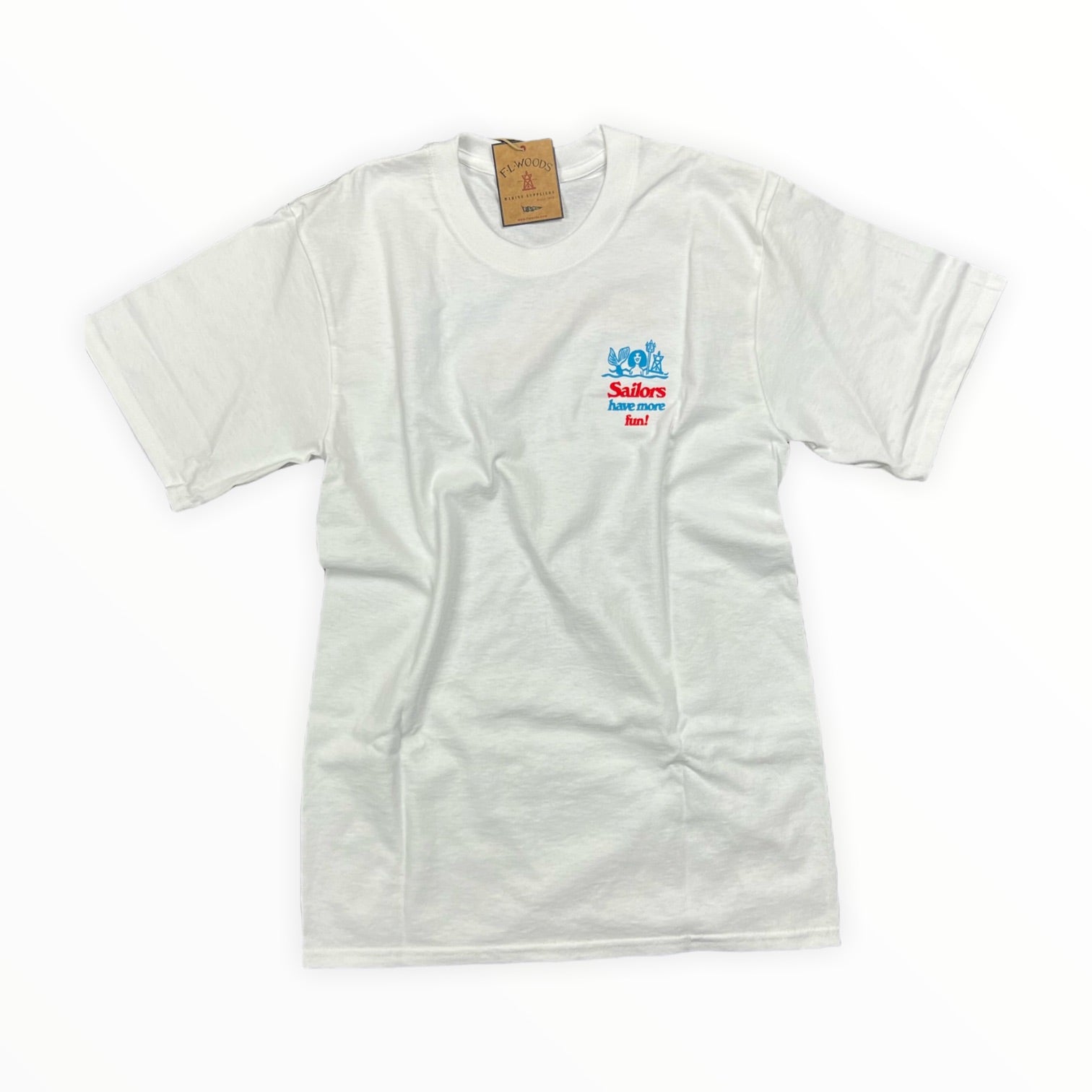 Sailors Have More Fun - White  SS T