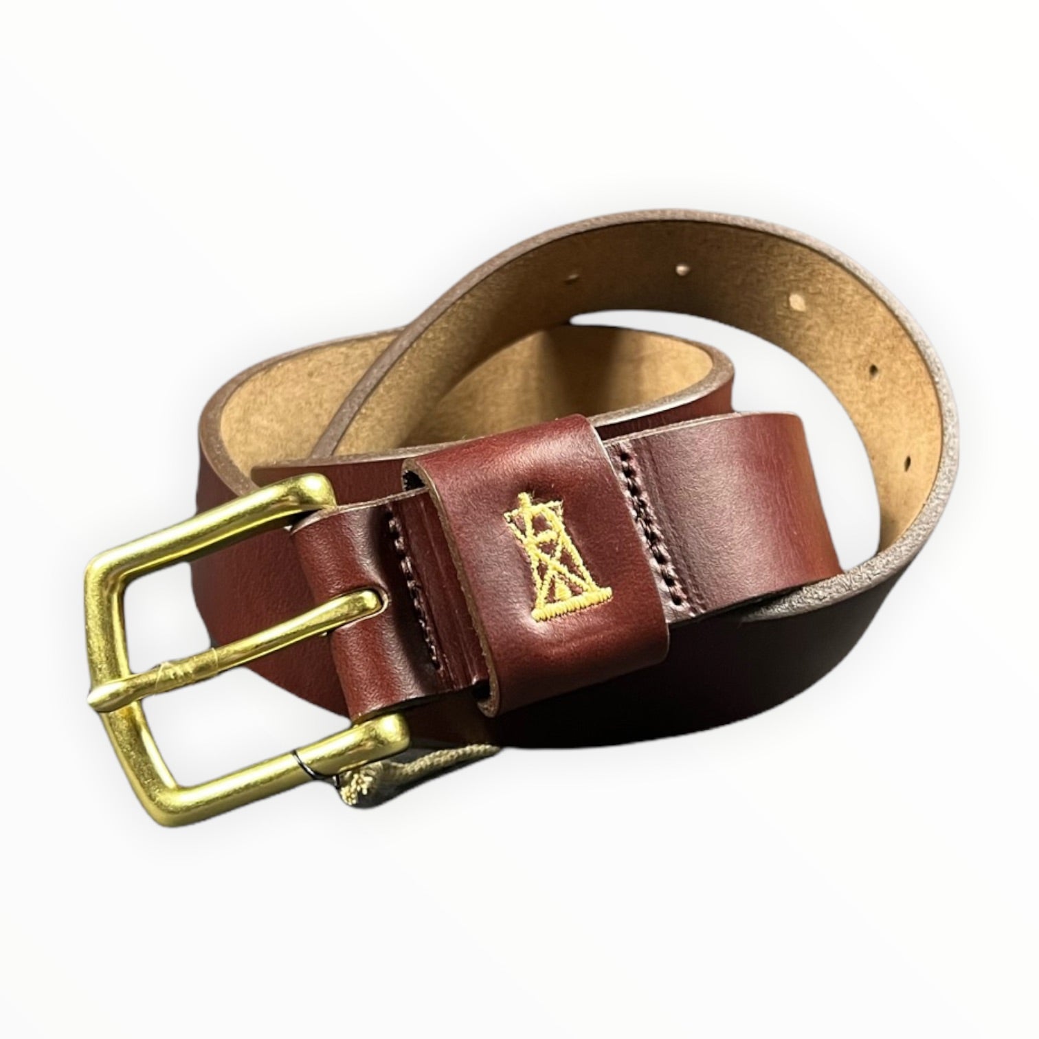 Leather Belt - Brown Pull up