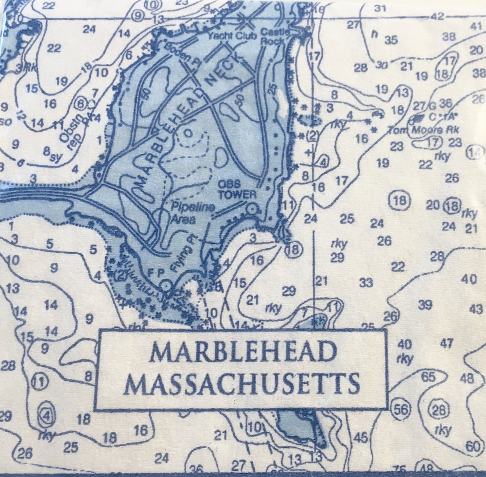 Marblehead Chart Napkins