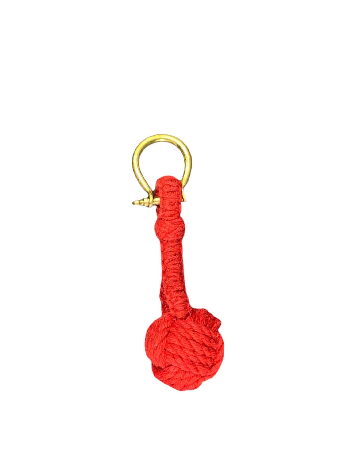 Monkey Fist Keychain - Red